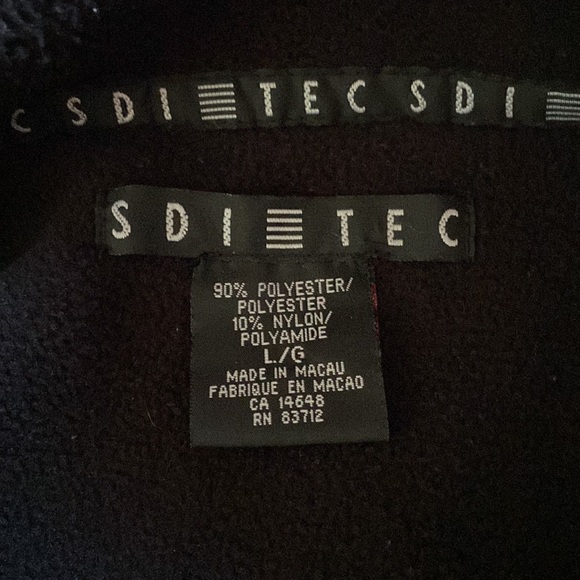 Men’s EUC golf vest sz L, zip front, 2 front pockets, fleece lined! - Picture 4 of 5